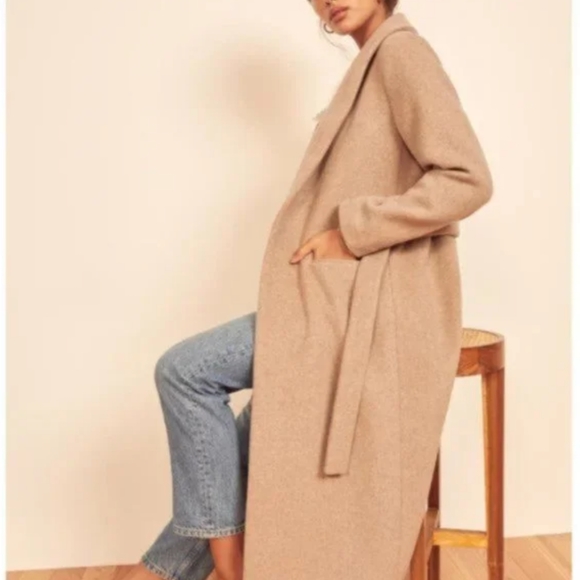 Reformation Greenwich Coat - Camel - Picture 2 of 6